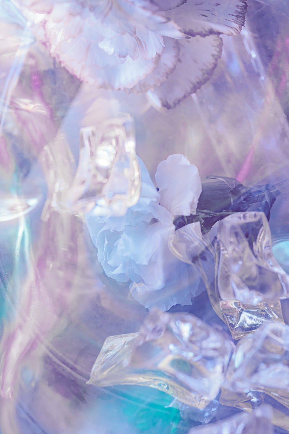 Abstract Lavender Crystal